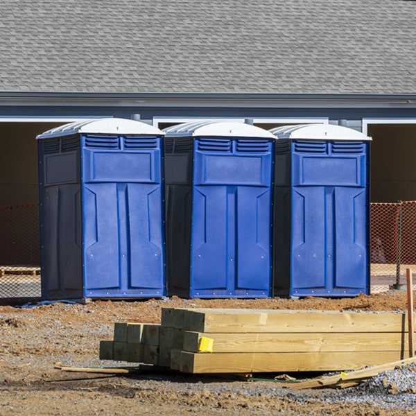 how can i report damages or issues with the portable restrooms during my rental period in New Hamilton MS